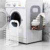 Plastic Collapsible Hanging Laundry Basket with Carry Handle Space-Saving Wall Hanging Laundry Basket Durable Tall Folding Plast