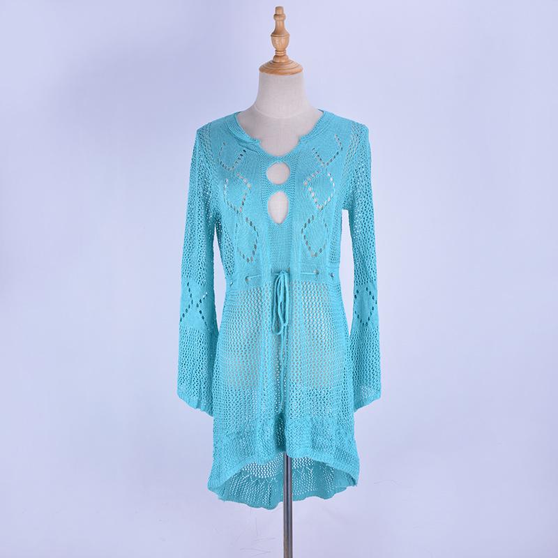 Сексуальное бикини, женский купальник, пляжный купальный костюм, пляжная одежда, вязаный купальник, сетчатое пляжное платье, туника, халат