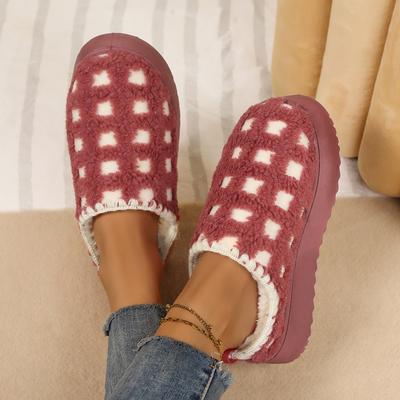 Модные женские милые пушистые мягкие туфли женские тапочки теплые зимние домашние ботинки плюшевые спальные женские туфли легкие шлепанцы женские