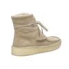 Clarks Оригинальные ботильоны на шнуровке с круглым носком для женщин, светло-коричневые 261634124