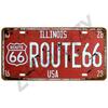Винтажный Металлический Жестяной Знак Route 66 Машины Декор для Бара, Клуба, Шиномонтажа