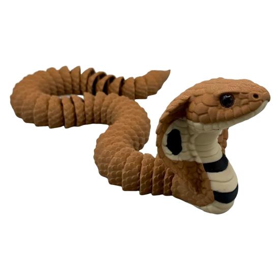 Snake Ornament Bold Design Snake 3D Printing Figure Dramatic Snake Statue Adult Stress Relief Fidget Toy