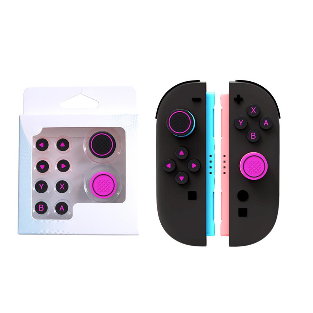 Joystick Cap & Button Stickers Button Grips Caps Non Slip Keys Sticker Button Sticker Covers for Switch 2 Joy-Con Accessory