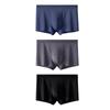 Men's 10A Antibacterial Cotton Boxer Briefs with Silk Crotch