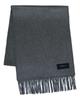 Cashmee33 Basic Wave Muffler Charcoal Gray (F2)