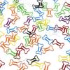 Цветные металлические зажимы для костей оптовая упаковка школьные канцелярские товары нержавеющие скрепки для документов принадлежности для рукоделия классные аксессуары