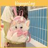 Cartoon Cute Bow Aristocats And Reading Design Student Backpack For Daily