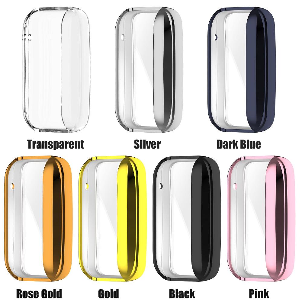 Smart Watch Full Coverage Shell Protective TPU Screen Protector Case Cover