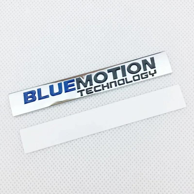 YKPSC1 3D Metal Car Trunk Grill Badge Bluemotion Emblem Stickers For VW Passat B8 Polo Golf 6 7 Logo Bluemotion Volkswagen Accessories