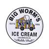 Ice Cream Truck Enamel Pins Custom BIG WORM'S ICE CREAM Brooches Lapel Badges Clothes Funny Jewelry Gift for Kids Friends