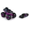 Monster Jam Official 1:64 Scale Diecast Monster Trucks and Race Cars Series 4 Mohawk Warrior, Purple 2-Pack