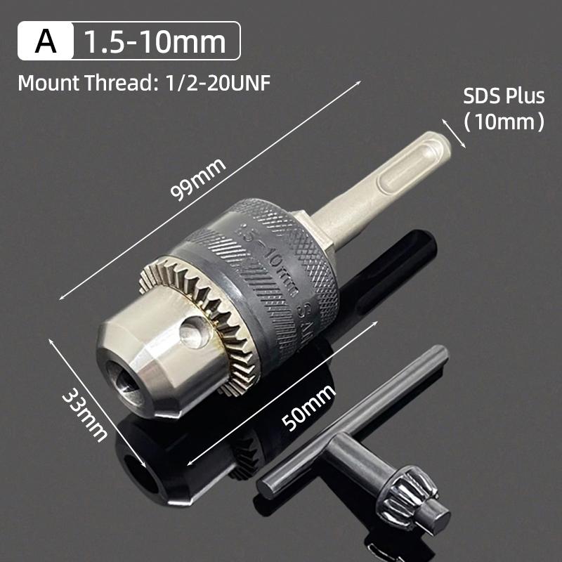 Сверлильный патрон для металлической втулки 1PC 2-13 ММ / 1,5-10 мм