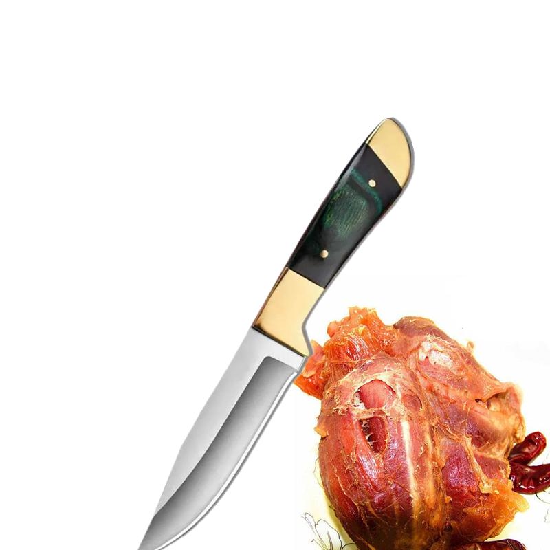 "The Inner Mongolia Hand Knife for Meat and Fruit Is Sharp, Versatile, and Ideal for Use At Home and Outdoors."