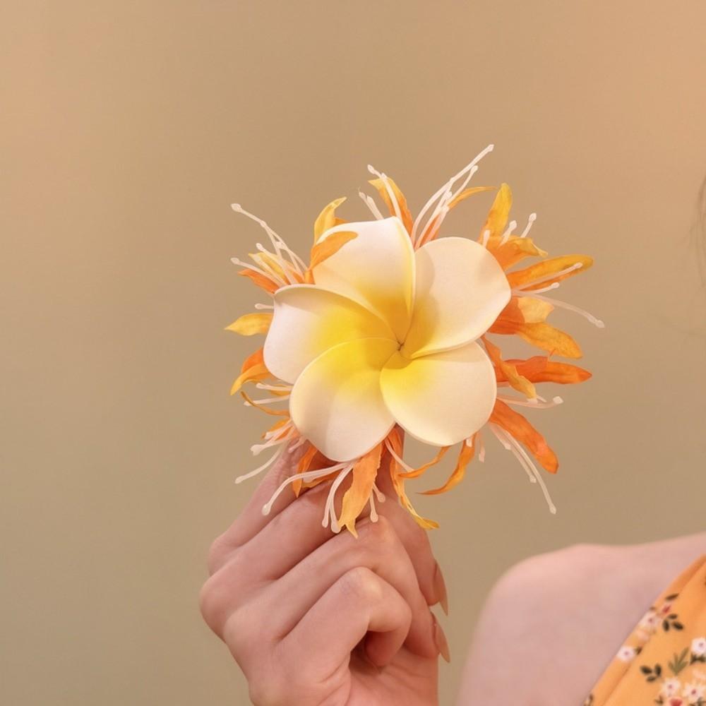 Vintage Water-Sprinkling Festival Hair Clip Fresh Floral Headwear Side Bangs