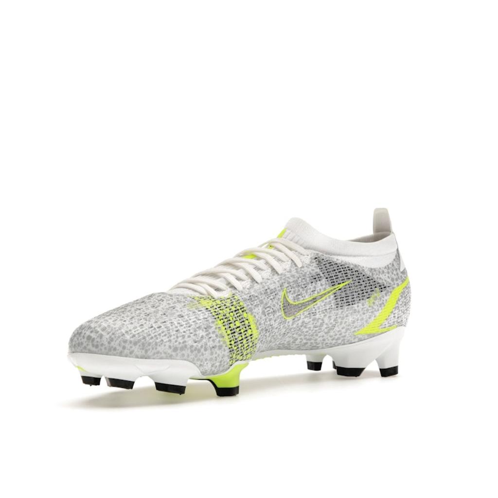 Nike Mercurial Vapor 14 Pro FG Металлический Серебристый Вольт Мужские Кроссовки Белый Черный CU5693-107