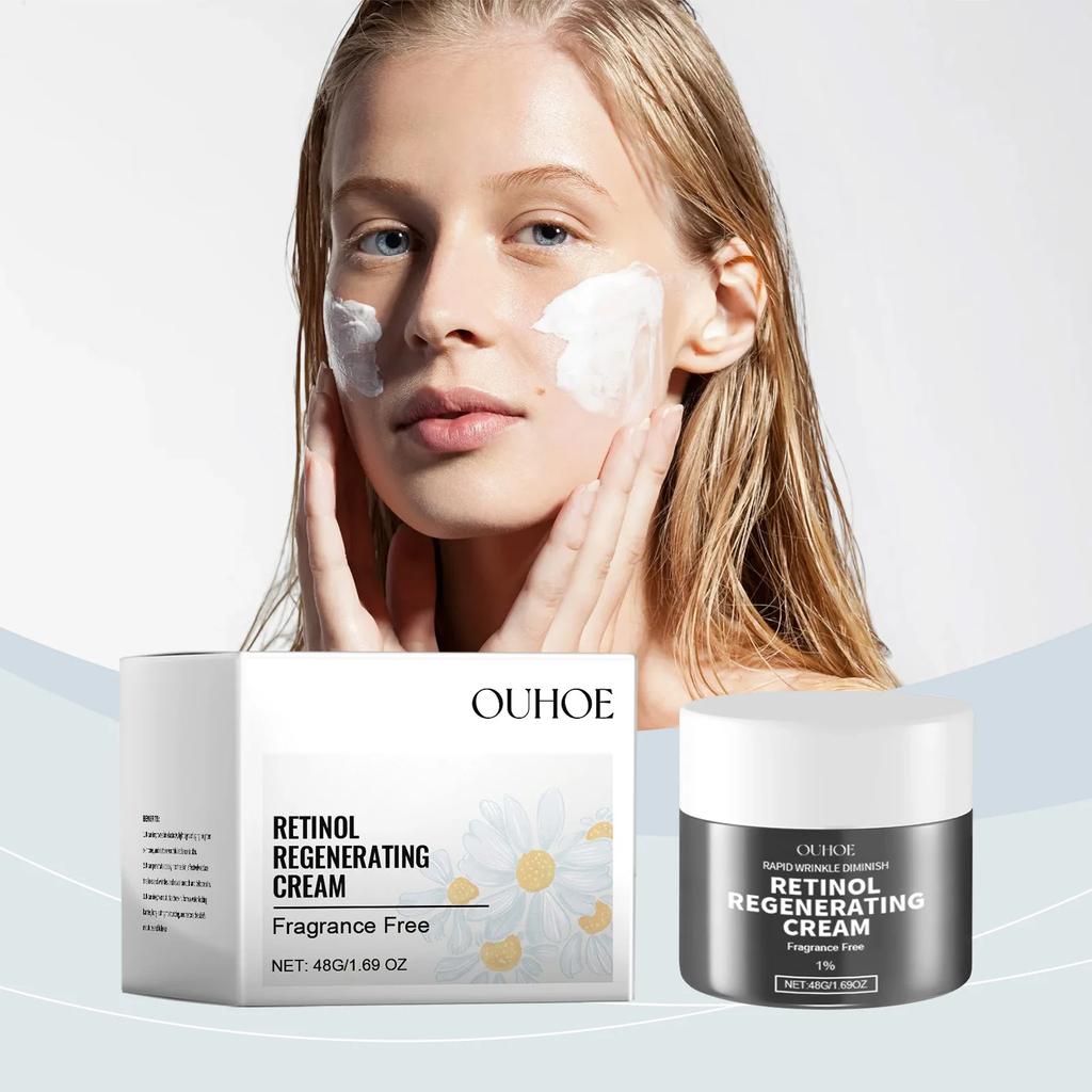 Крем с ретинолом Повышает эластичность кожи Увлажняющий Питательный Деликатный Уход за кожей Крем Разглаживает мелкие морщины