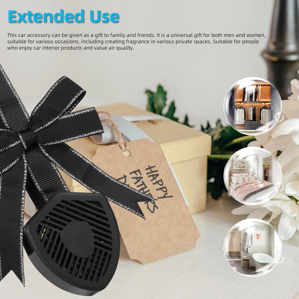 Автомобильный освежитель воздуха Автомобильный воздуховыпускной щиток черный пластиковый автомобильный щиток для ароматерапии пластиковый автомобильный освежитель воздуха Автомобильный диффузор Angel Shield (две сменные подушечки)