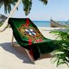 Portuguese Heritage Emblem beach towel Outdoor camping Portable for travel Outdoor pool towel Absorbent bath towel swim beach towel