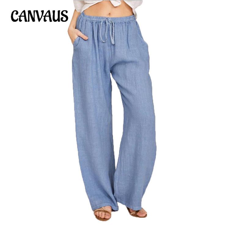 Летние женские брюки большого размера, свободные повседневные брюки