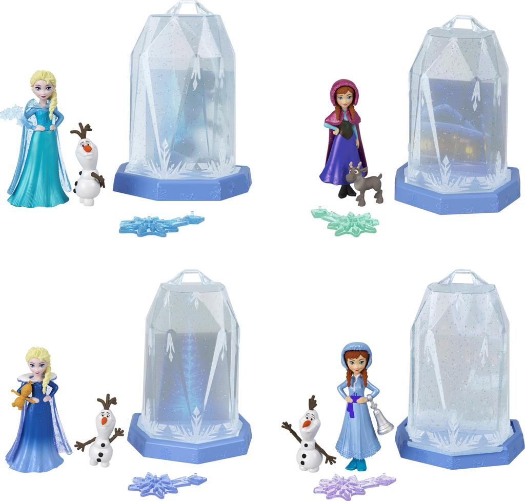 Disney Frozen Ice раскрывает магию льда (Коллекция сюрпризов 3 Мини-куколки) [Набор сюрпризов] [Кукла-наряд] [Набор аксессуаров для мини-кукол] [От 6 лет]