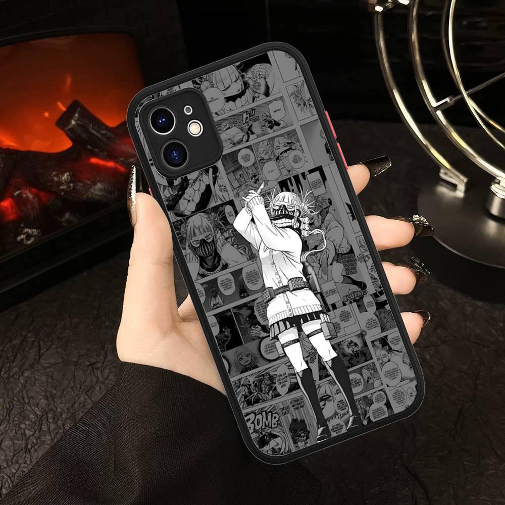 Моя геройская академия Кацуки Бакуго Чехол для телефона My Hero Для IPhone 16 Pro Max Чехол 11 12 13 14 15 Pro Plus X XS MAX Чехол Матовый чехол