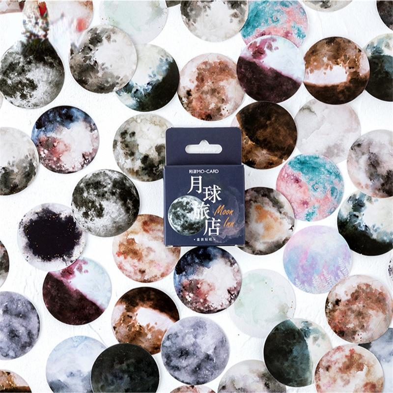 Этикетка с милым котом, кавайный дневник, клейкая бумага ручной работы, японская винтажная коробка, мини-наклейка, канцелярские принадлежности для скрапбукинга