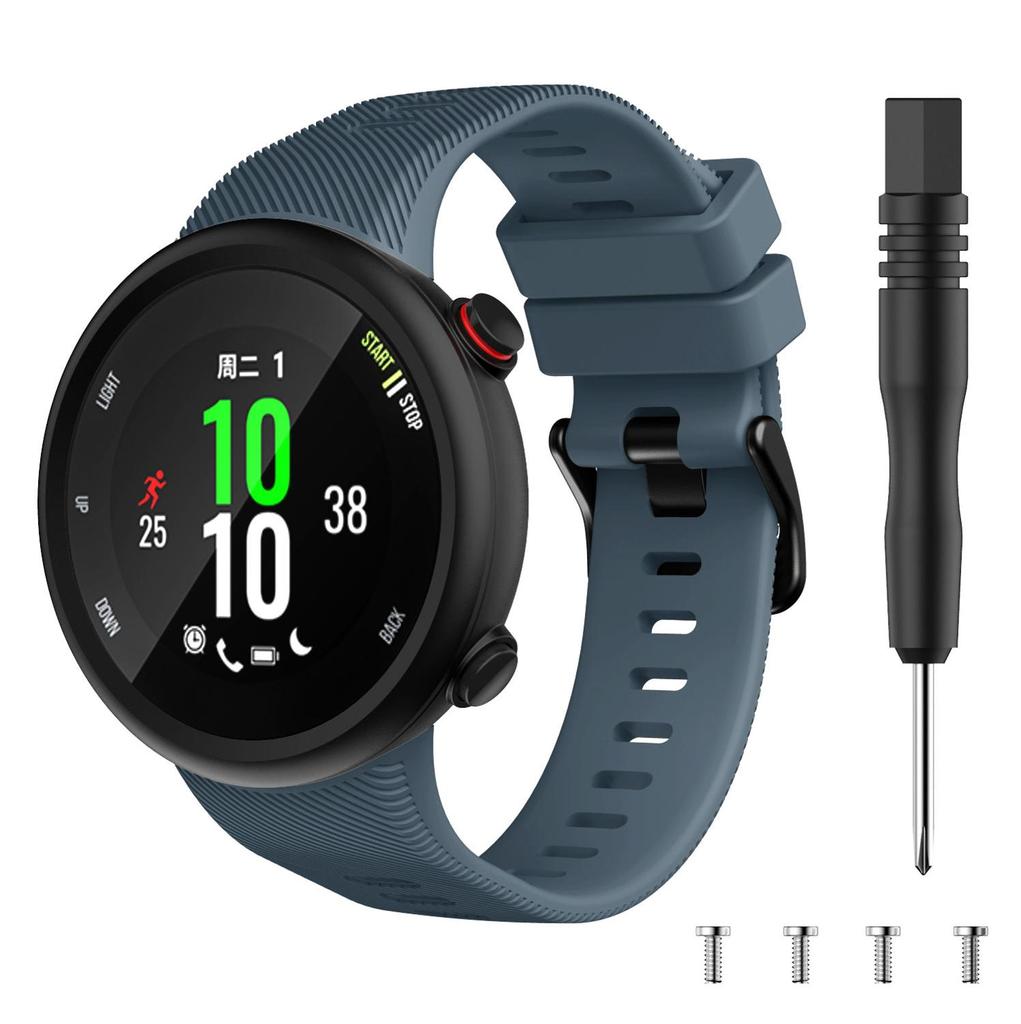 Сменный ремешок для часов для Garmin Swim 2 / Forerunner 45 мягкий силиконовый умный браслет Correa + инструмент ремешок для запястья