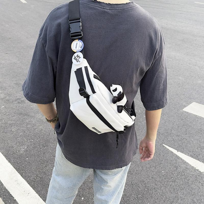 Японская сумка через плечо, модный мужской бренд, вместительная сумка через плечо, модная и универсальная рабочая поясная сумка, спортивная сумка на грудь для студенток