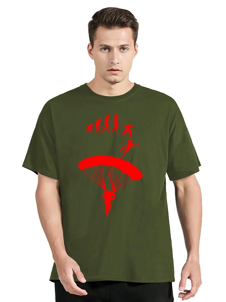 Skydiver Brand Clothing Parachuting Skydive T-shirt Fashion Casual Cotton Tshirt Clothing Oversized Fitness Tops Tees