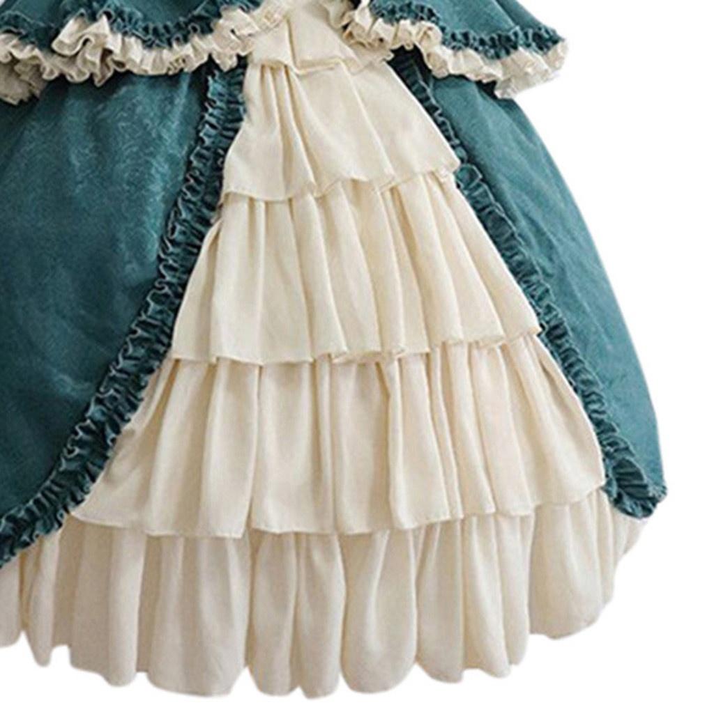 Модные женские средневековые платья, винтажное готическое платье с квадратным воротником, кружевное платье с бантом, вечернее платье, длинное платье