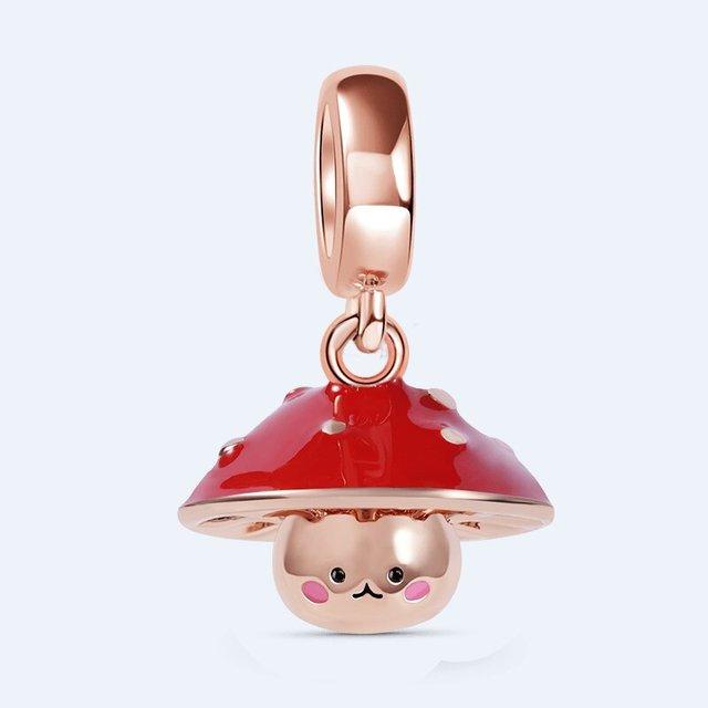 New 925 Sterling Silver Rose Girl Boy Pink Sparkle Spacer Clip Charm Bead Fit Original Fashion Bracelet DIY Jewelry for Women