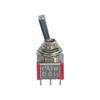 Flattened Actuator Mini Toggle Switch (DPDT)