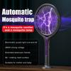 Multifunctional Rechargeable Fly Swatter and Mosquito Zapper Mosquito Racket Retractable Foldable Electric Mosquito Swatter