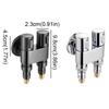 Dual Control Washing Machine Faucet Automatic Water Stop Angle Valve  Bathroom