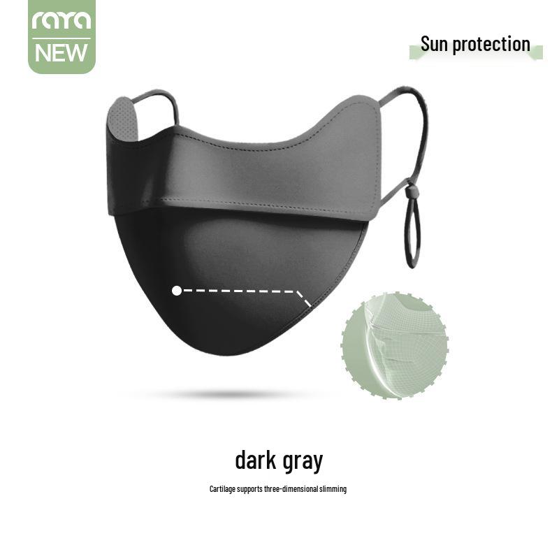 Ruiya Женская летняя солнцезащитная маска-бикини для лица с градиентным румянцем