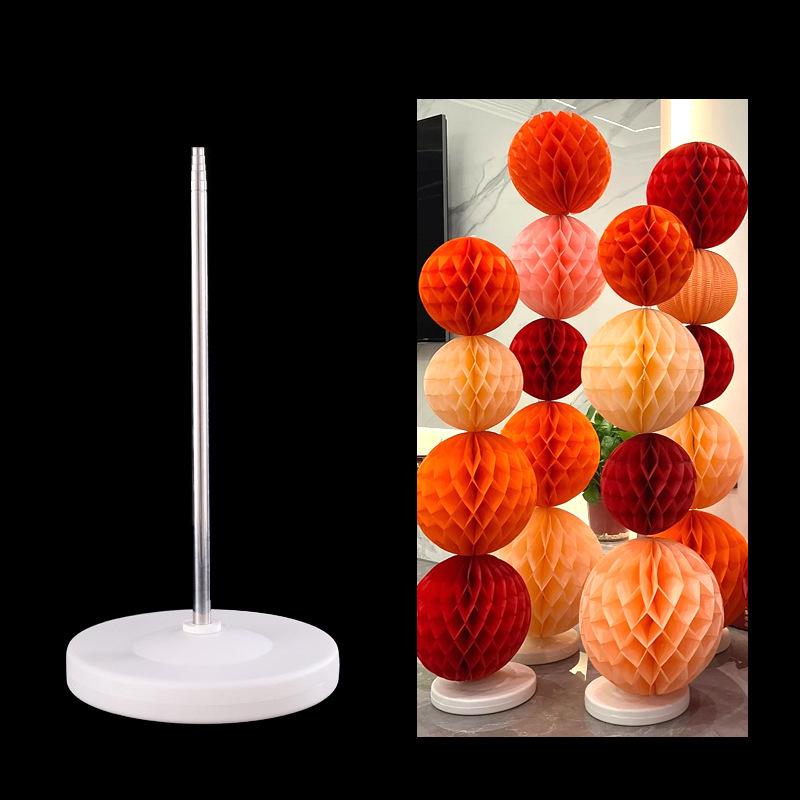 Телескопическая металлическая линейка для воздушных шаров с водостопом и сотовой основой