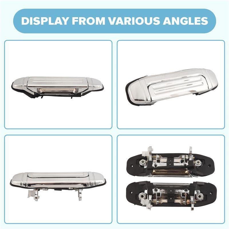 WO-Front Pair Outside Door Handle Plating For Mitsubishi Montero Pajero V46 V31 V32 V33 V43 V45 V46 MR156876 MR156875