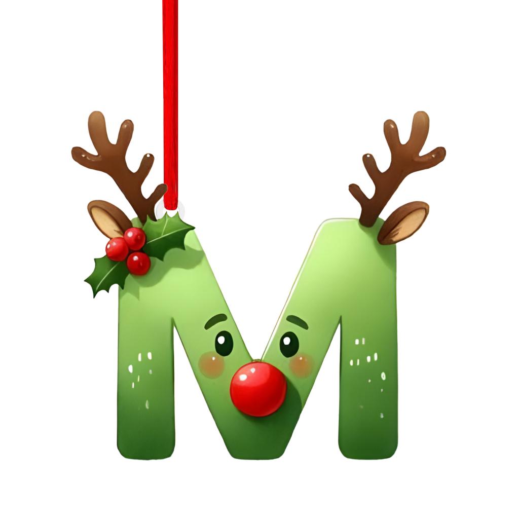 26 Letter,Christmas,Ornaments,Acrylic,1