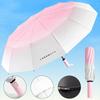 20 Bone Automatic Gradient Color Umbrella for Men Women Large 3 Fold Windproof,Waterproof Sunshade Sun UV Protection Umbrellas