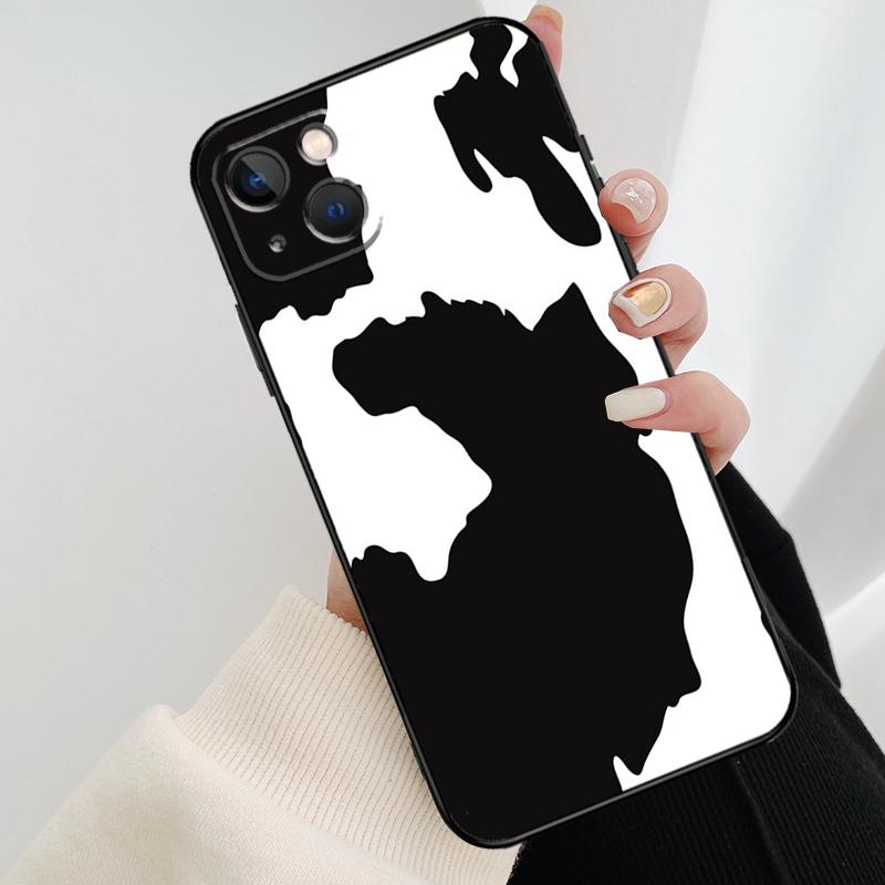 Spotted Cow Skin Print Phone Case For iPhone 17 Pro Max 14 13 12 11 15 16 Pro Max mini 16 15 Plus 16e 17 Air Cover
