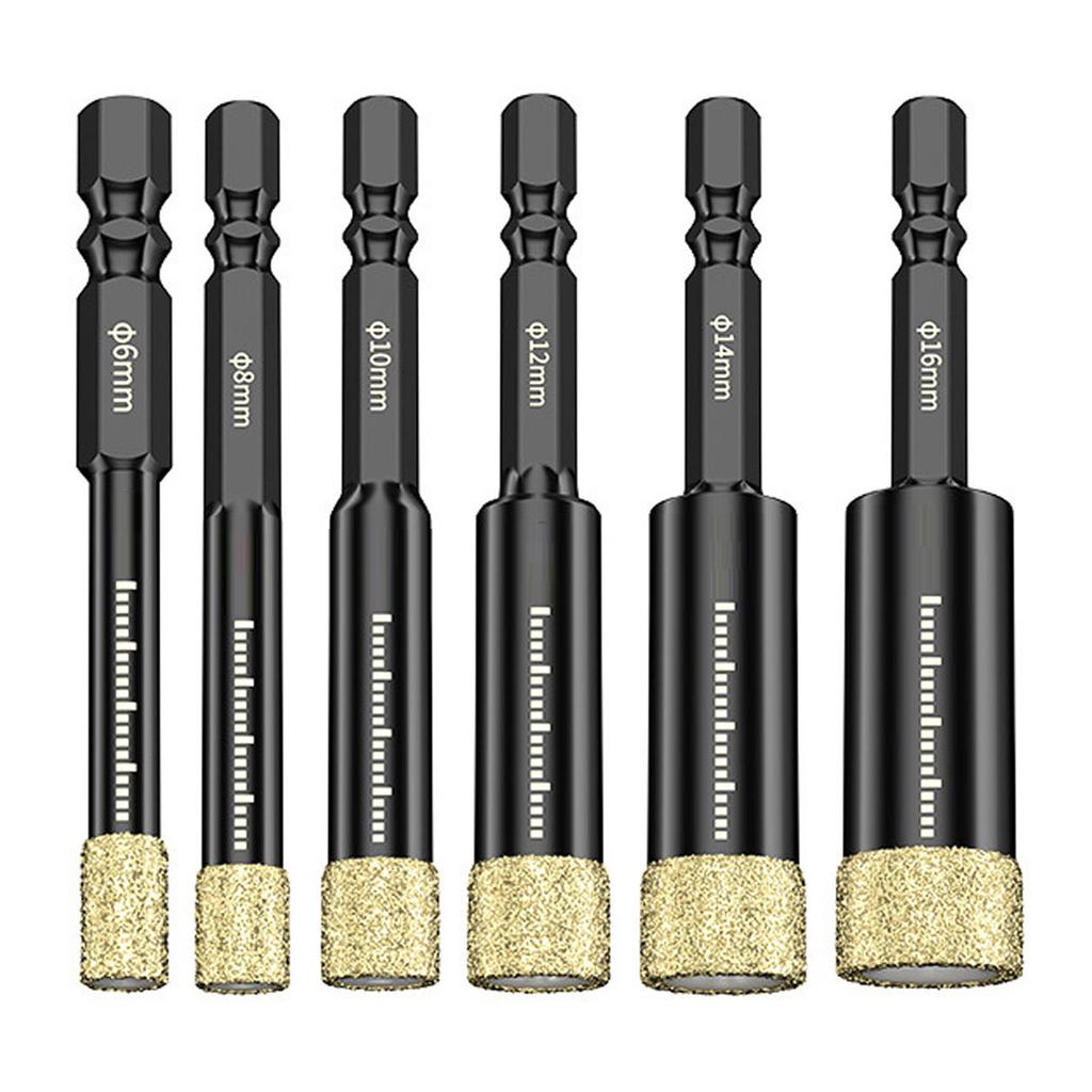 Ceramic Tile Hole Tools Dry Diamond Core Drill Bit Diamond Coated Tile Drill for Experience Professional Drilling