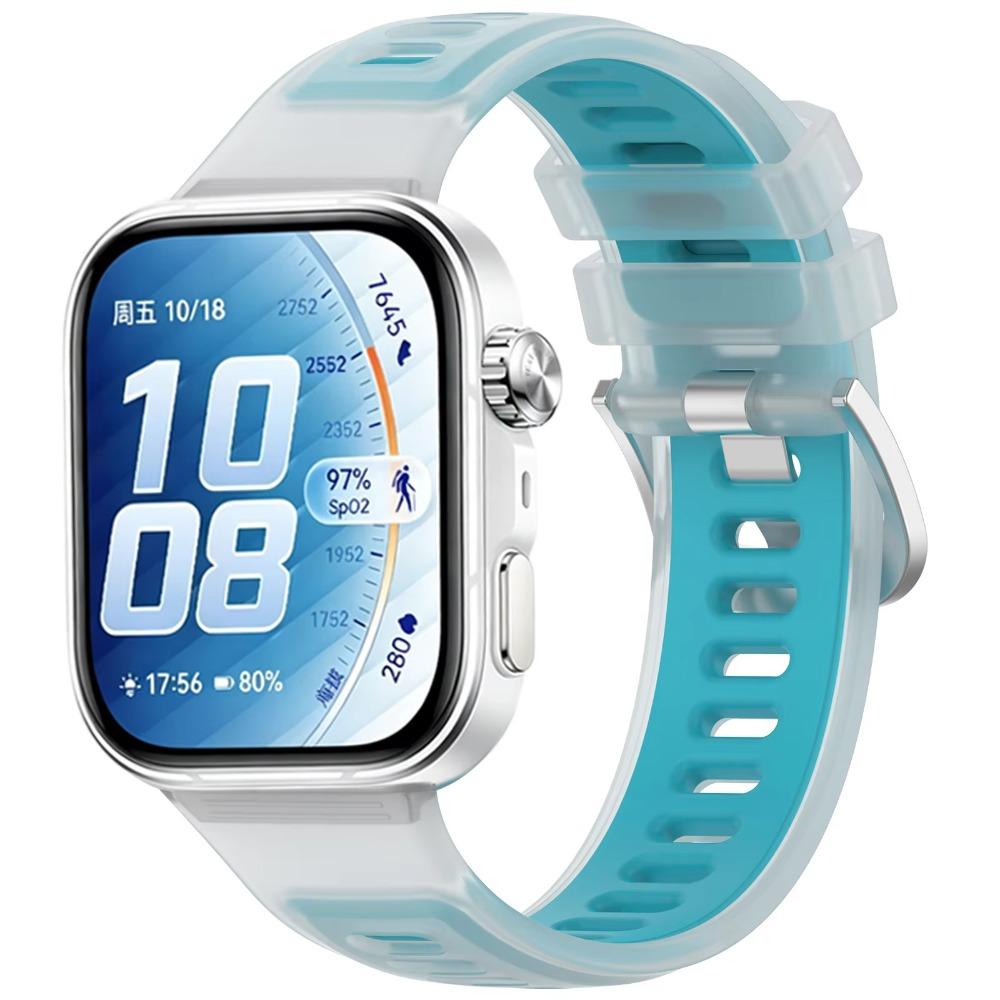 Силиконовый ремешок для Huawei Watch Fit 5 4 3 Спортивный полупрозрачный желе Регулируемый браслет для Huawei Watch Fit 5 Pro Fit 4 Pro