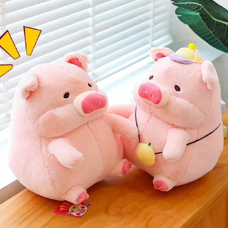 Очаровательный плюшевый рюкзак в виде свинки Лулу, милая кукла-мягкая игрушка, сладкая подушка для обнимания, подарок