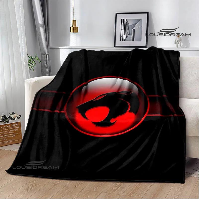 Мультяшные одеяла с принтом Thundercats Детское теплое одеяло t Одеяло с фланцем Домашнее дорожное одеяло постельное белье Подарок на день рождения