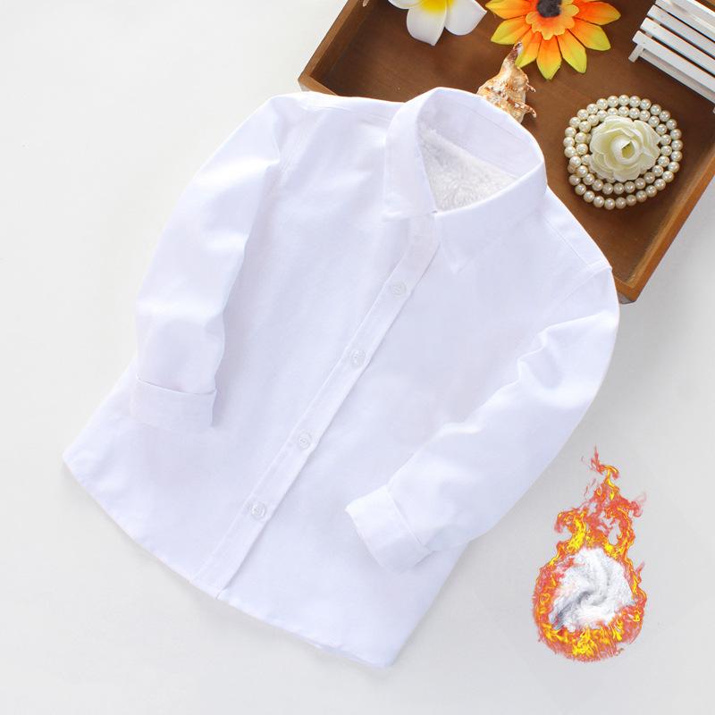 Детский комплект одежды: Белая рубашка с длинным рукавом, черные длинные брюки, хаки длинные брюки и белая рубашка с коротким рукавом для мальчика