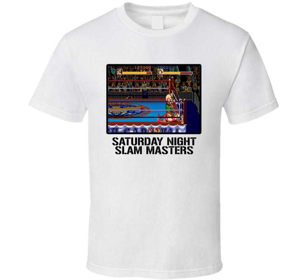 Saturday Night Slam Masters Video Game Classic Retro Fan T Shirt