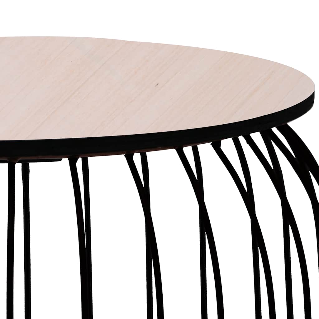 3 Piece Coffee Table Set Black