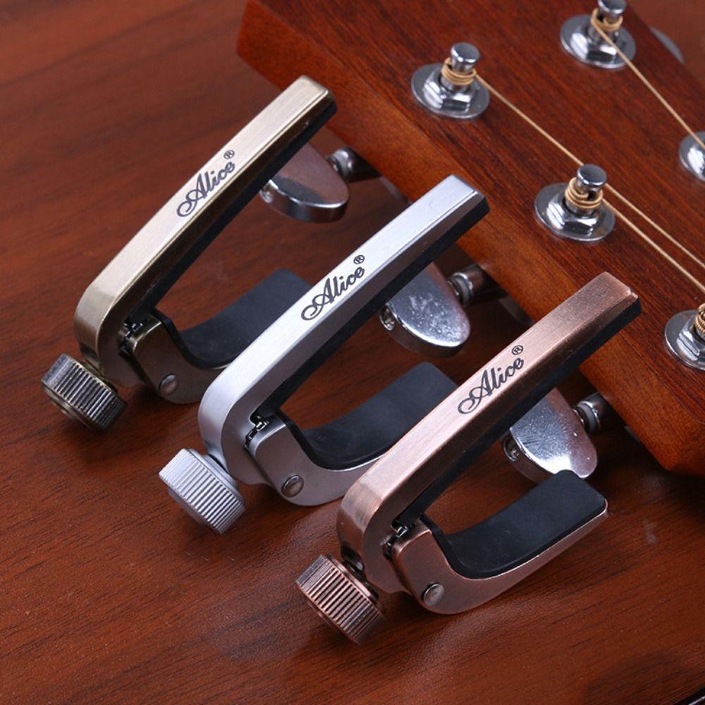 with Silicone Pad Guitar Tuning Clip Pin Puller Design Guitar Quick Change Clamp Guitar Capo Banjo