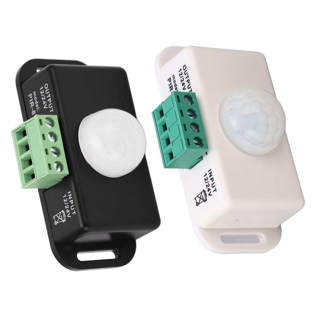 Датчик положения тела. Регулируемый по времени задержки инфракрасный датчик движения. 6 А, 12‑24 В.