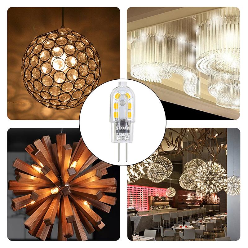 Светодиодная лампа 10x G4 5 Вт AC/DC 12 В G4 Corn Light Энергосберегающая светодиодная лампа без регулировки яркости Теплый белый